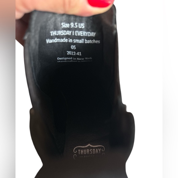 Thursday Boot Company Legend Chelsea Boot In Black Matte Leather, Size 9.5 - Picture 10 of 10